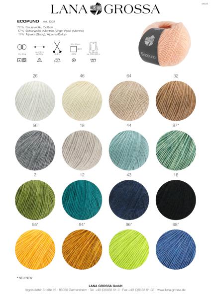 Ecopuno Farbkarte F/S 25-1